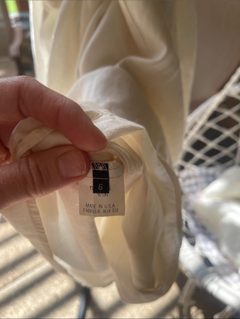 Theory Sleeveless Cream Midi Dress - Picture 9 of 9